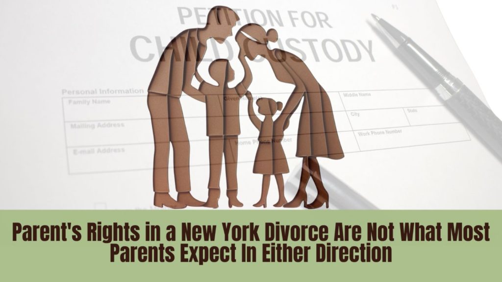 Parent spending parenting time with a child after a New York custody agreement