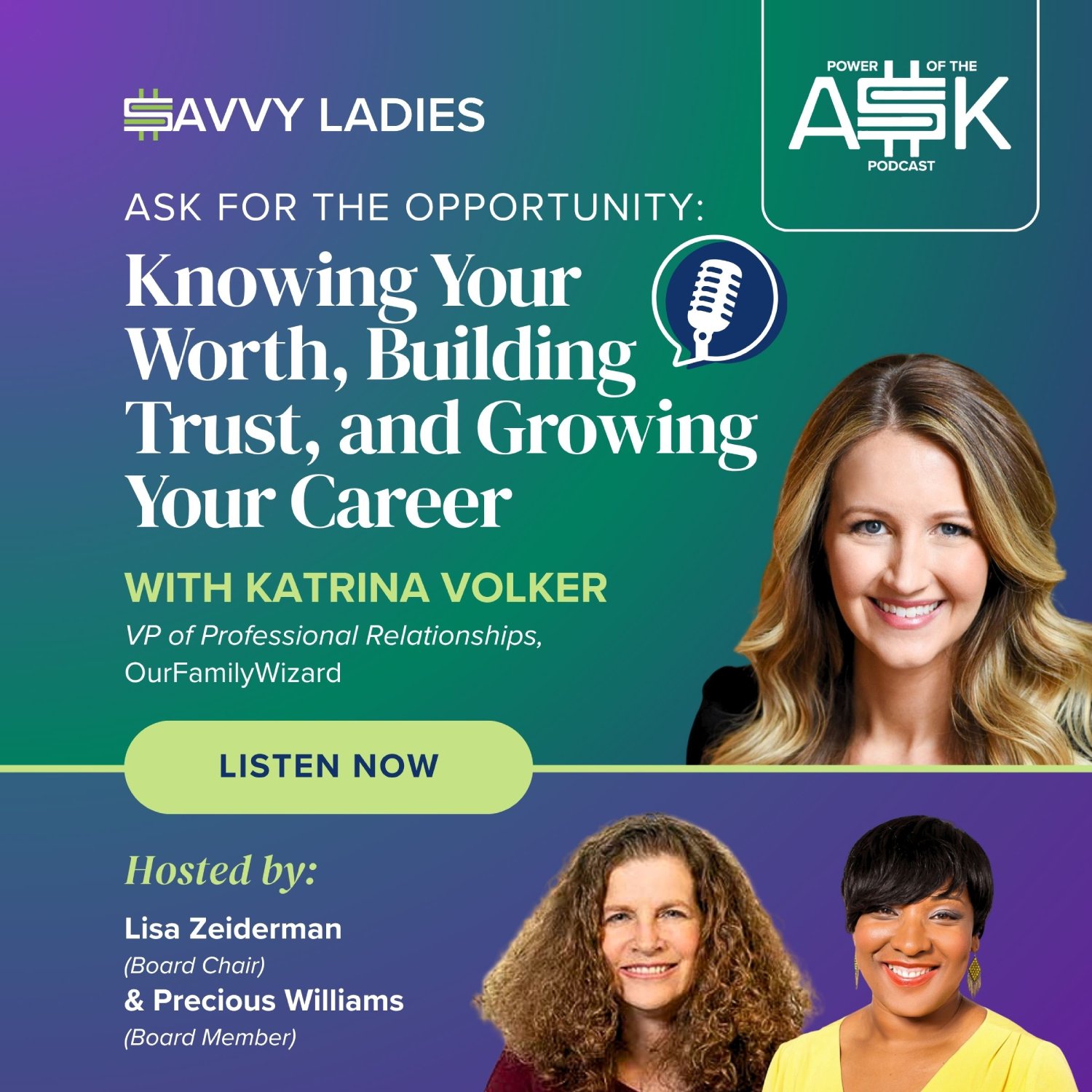 Savvy Ladies Podcast Socials Katrina Volker