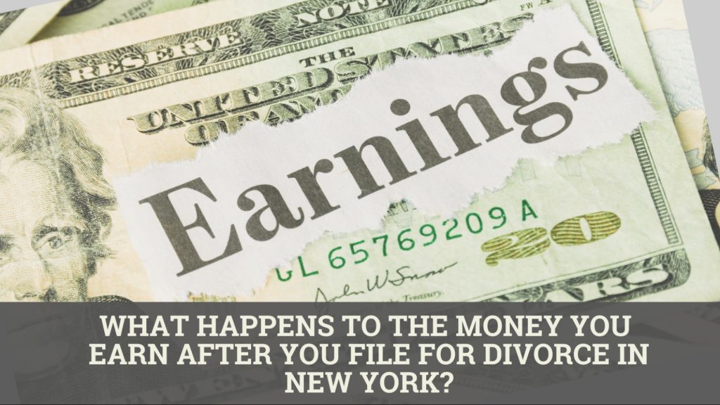 Investment account statement and calendar on a desk, representing the date of commencement in a New York divorce