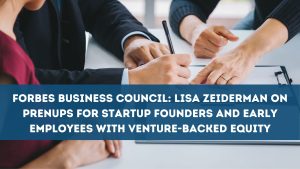 Prenups for Startup Founders
